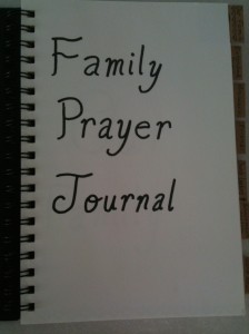 Family Prayer Journal